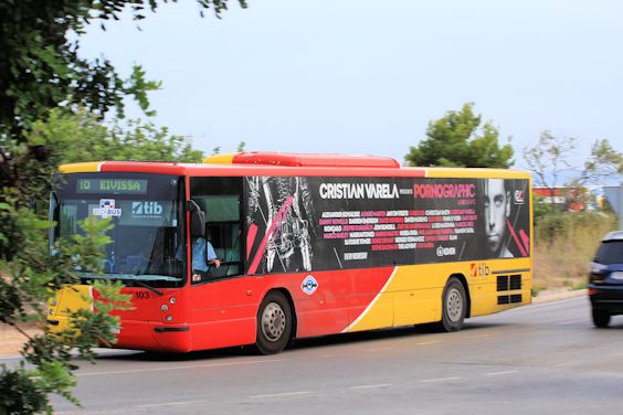 Bus auf Ibiza