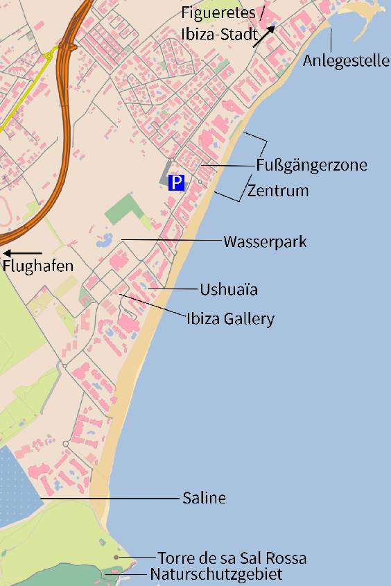 Karte_playa_den_bossa