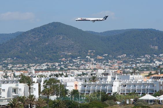 Flugzeug im Anflug