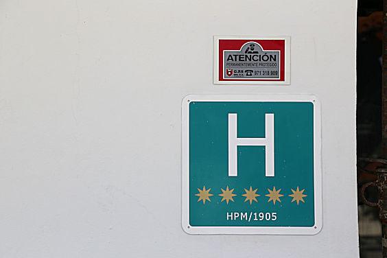 Schild 5 Sterne Hotel